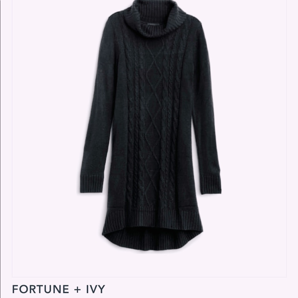 Fortune + Ivy cable knit dress